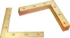 KOTARBAU® Set di 10 staffe per finestre zincate gialle Anteprima dell’immagine prodotto 1