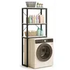 A shelf unit for laundry products placed above a washing machine. Produktbild-Vorschau