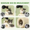 PawHut Tiragraffi da 98 cm con palo, tunnel e pallina, Anteprima dell’immagine prodotto 6
