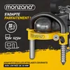 MONZANA® Antivol jaune verrou d’attelage de remorque Voir les images du produit 3