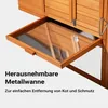 Kurník Wiltec 1720 x 660 x 1200 mm hnědý s volným výběhem a Náhled obrázku produktu 6