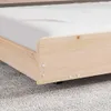 Maison Exclusive - posteľový rám hnedý 80 x 200 cm masívne Náhľad obrázku produktu 4