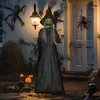 HOMCOM Decorazione di Halloween da 180 cm: strega di Anteprima dell’immagine prodotto 2