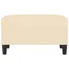 vidaXL Tabouret de pied Crème 70x55x41 cm Tissu Voir les images du produit 3