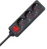 Presa da tavolo a 3 ganci con interruttore 1,4 m Anteprima dell’immagine prodotto 2