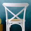 sweeek - Barhocker Bistro Vintage Holz 65cm - Weiß Produktbild-Vorschau 6