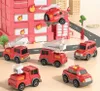Grosses Feuerwehrauto Mit Motorisierten Autos, Produktbild-Vorschau 6
