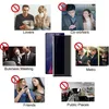 Collage of lifestyle images showing different scenarios where privacy screen protectors are useful, along with an image of the product itself. Produktbild-Vorschau