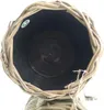 VAN DER LEEDEN DRYPOT® Rattan Pflanzgefäß Grau Ø ca. 24 cm Produktbild-Vorschau 2
