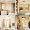 Collage of four different room settings showcasing ceiling lights. Produktbild-Vorschau