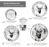 30pcs Service combiné Alois Porcelaine 6 personnes Tasses Voir les images du produit 6