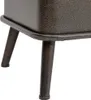 vidaXL Banc avec espace de rangement et dossier 110cm noir Voir les images du produit 9