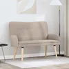 vidaXL 2-Sitzer Sofa Hellgrau 115 x 61 x 87 cm Bouclé Produktbild-Vorschau 2
