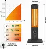 ICQN 2300 W Stand Heizstrahler mit Wasserdicht Schutzhülle, Produktbild-Vorschau 3