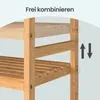 SONGMICS Bambus Standregal mit 6 Ablagen, Bücherregal, für Produktbild-Vorschau 12