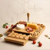 HOMLA Deska RUMI do serwowania z 4 nożykami 32x32 cm Podgląd zdjęcia produktu 2