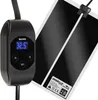 A close-up shot of a black heating mat with a digital thermostat controller. Anteprima dell’immagine prodotto