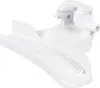 A white plastic part for a washing machine, likely a door handle or a component related to it, shown in isolation against a white background. Produktbild-Vorschau