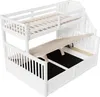 Letto a castello Merax 90x200 e 140x200 cm, letto per Anteprima dell’immagine prodotto 12