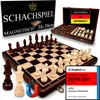 APEQi® Premium Schach MAGNETISCH - Schachspiel Holz Produktbild-Vorschau 1