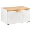Brotkasten Brotkorb Brotbox Brotbehälter Brotdose weiss Produktbild-Vorschau 3