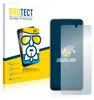 A product shot of a screen protector packaging and a smartphone with a screen protector applied. Produktbild-Vorschau