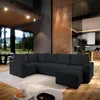 Masseno Ecksofa NORENA L-S mit Schlaffunktion U-Form, Sofa Produktbild-Vorschau 1