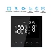 A digital thermostat display with feature icons above it. Podgląd zdjęcia produktu