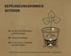 An instructional diagram showing how to plant a plant in a pot. Náhled obrázku produktu