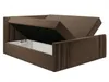 Boxspringová postel CELESTA - 200x200, červená + topper Náhled obrázku produktu 2