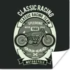 MuchoWow® Poster Motorrad - Briefe - Vintage - Zitat 30x30 Produktbild-Vorschau 1
