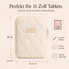 Verco Universal Tablet Tasche 11 Zoll mit Zubehörfächern Produktbild-Vorschau 3