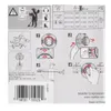 Diagrams and instructions for a Makita trimmer head. Produktbild-Vorschau