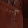 vidaXL Clubsessel Braun Echtleder Produktbild-Vorschau 4