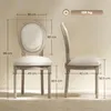 Set aus 2 Vintage-Retro-Holzstš¹hlen mit Stoffbezug, 49 x Produktbild-Vorschau 5