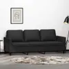 Cloris Designermöbel 3-Sitzer-Sofa Schwarz 180 cm Produktbild-Vorschau 1