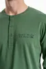 Herren Schlafanzug Zweiteilig Lange Ärmel Und Hose Bequem Produktbild-Vorschau 5