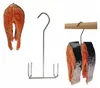 5 x Doppel-Haken zum Räuchern von Fischstücken, Produktbild-Vorschau 1