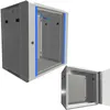 Extralink Rackmount skriňa 12U 600x450 Sivá montáž na stenu Náhľad obrázku produktu 2