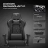 Sedia da gaming SENSE7 Spellcaster in ecopelle nera - Sedia Anteprima dell’immagine prodotto 5