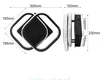 Lampa Sufitowa LED Plafon CASPER 24W 4000K Czarny Podgląd zdjęcia produktu 7