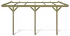 Carport Garagendach 3x5.24 m - 15 m2 - an der Hauswand Produktbild-Vorschau 2