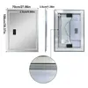 Vrygle LED Badspiegel 100x70 cm mit Beleuchtung, Bluetooth, Produktbild-Vorschau 16