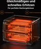 dvoupatrová pec na pizzu 3000W s kordieritovým kamenem na Náhled obrázku produktu 5