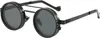 1–9 Gänge verstellbare Tönung Sonnenbrille Retro runde Produktbild-Vorschau 1
