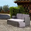Canapé de jardin CORFOU modulable - gris Voir les images du produit 9