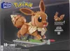 The image shows the packaging for a Mega Construx Pokemon Motion Eevee building set. The packaging features a large image of the assembled Eevee model, along with the Mega and Pokemon logos, product details, and instructions for use. Náhľad obrázku produktu
