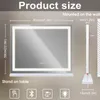 VANITII Hollywood miroir de maquillage 80cm x 58cm avec Voir les images du produit 5