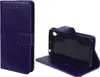 Schutz Hülle Blumen für Handy Sony Xperia X Violett Produktbild-Vorschau 1