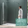 Mai & Mai Duschwand für Dusche Duschabtrennung 120x200cm Produktbild-Vorschau 2